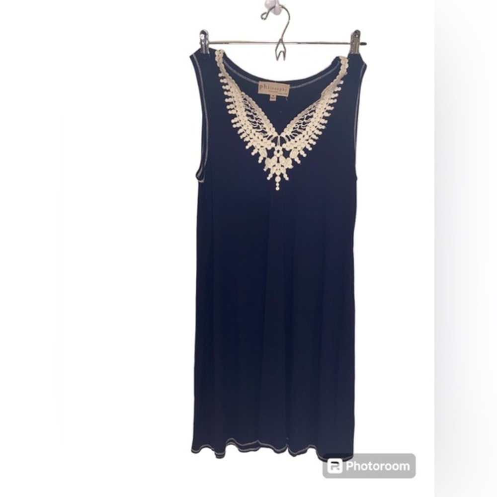 Philosophy navy blue dress size M